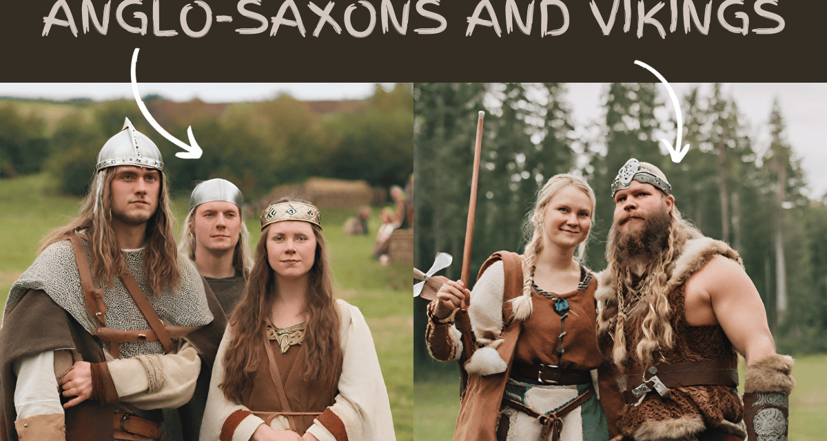 Were Anglo-Saxons and Vikings from the same place?